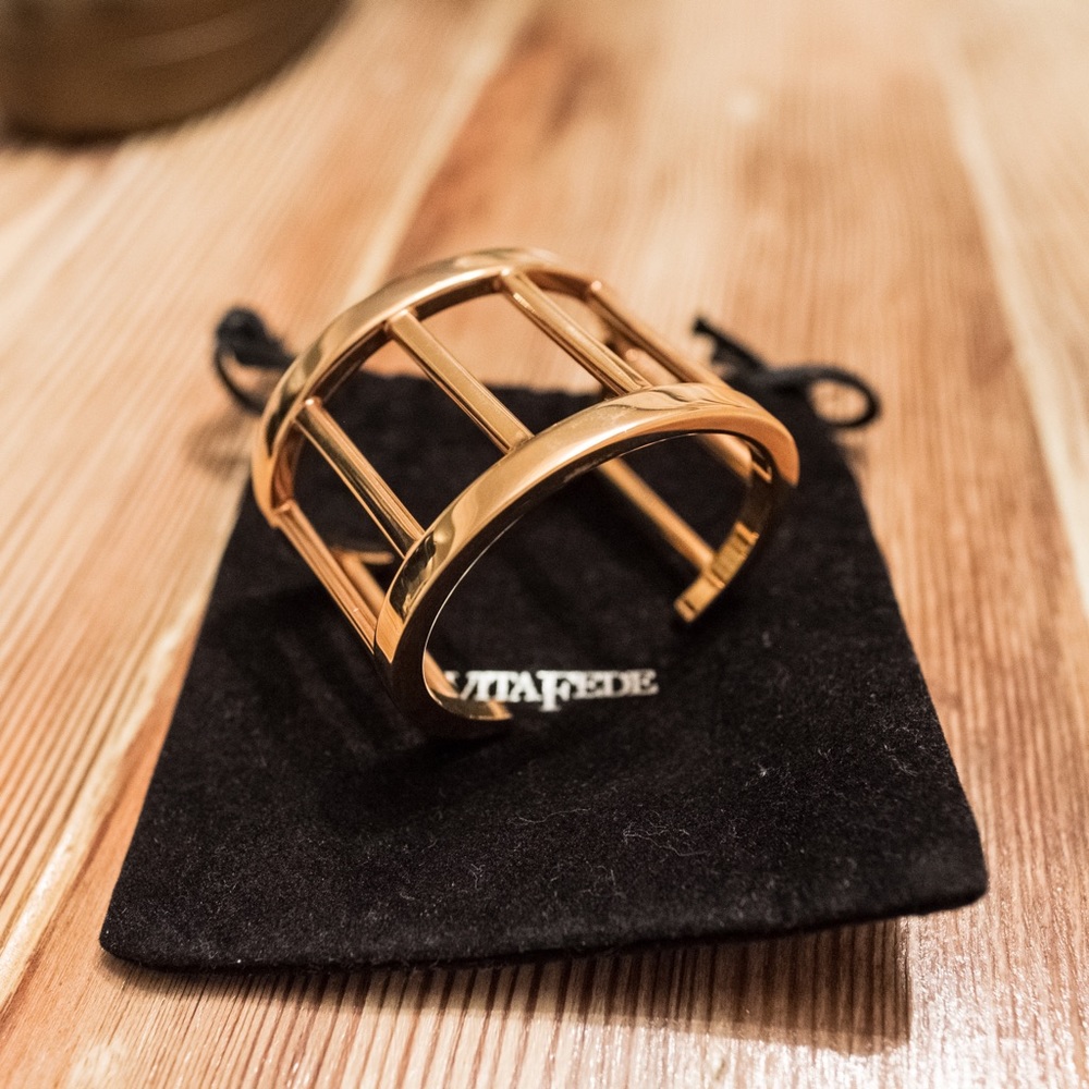 Vita fede atlas cuff rose gold